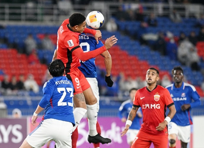 亞冠精英聯賽1/8決賽次回合,橫濱水手4比1上海海港